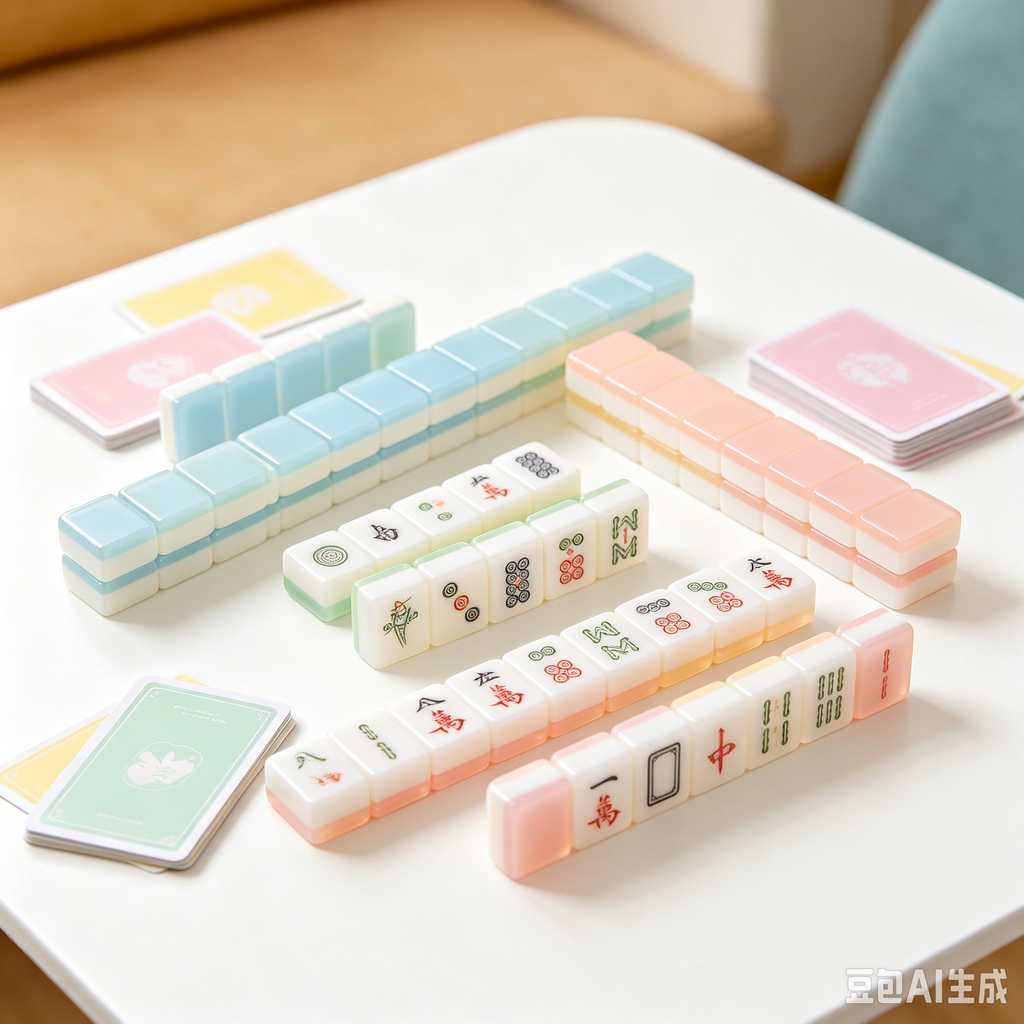 mahjong set with storage case