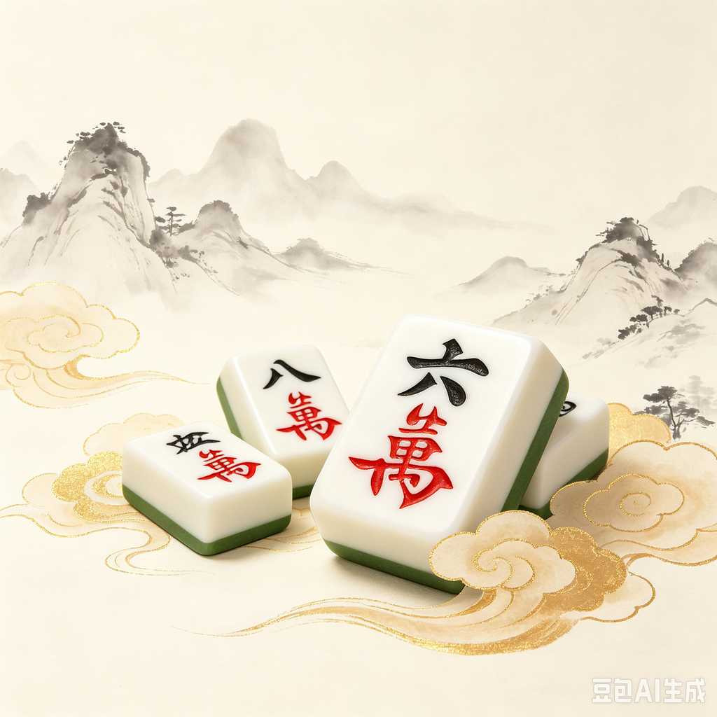 scratch resistant print mahjong set