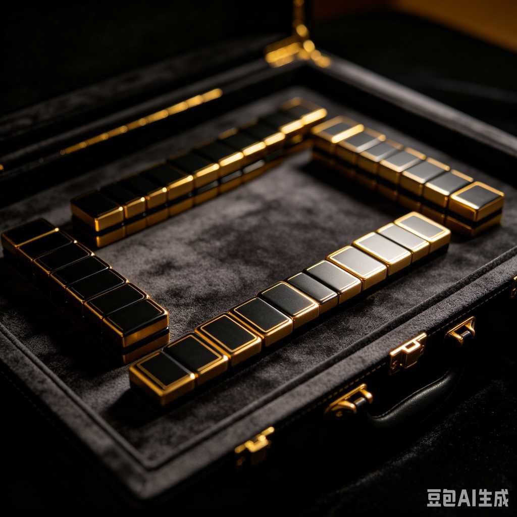 black crystal mahjong tiles