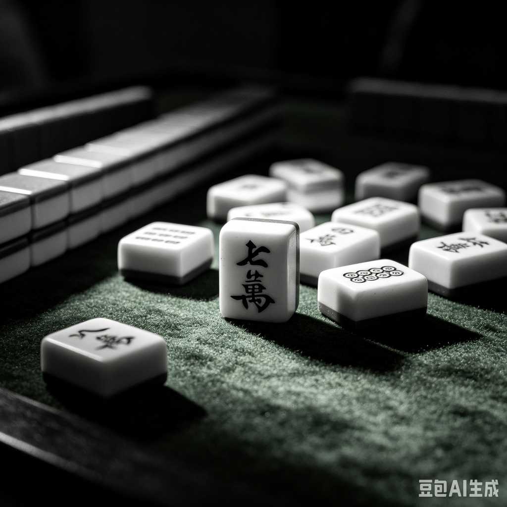 antique style mahjong set